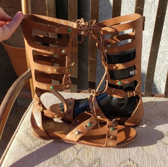 Vince Camuto gladiator Shandon Wedge Sandal - Picture 9 of 11